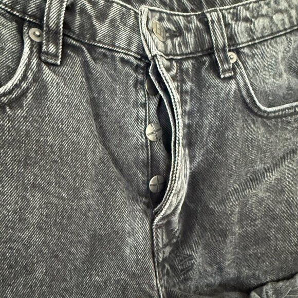 Ksubi Black Frayed Hem Shorts - 28" Like New - Picture 5 of 7